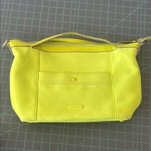 Cole Haan Yellow Clutch Vibrant Minimalist Design